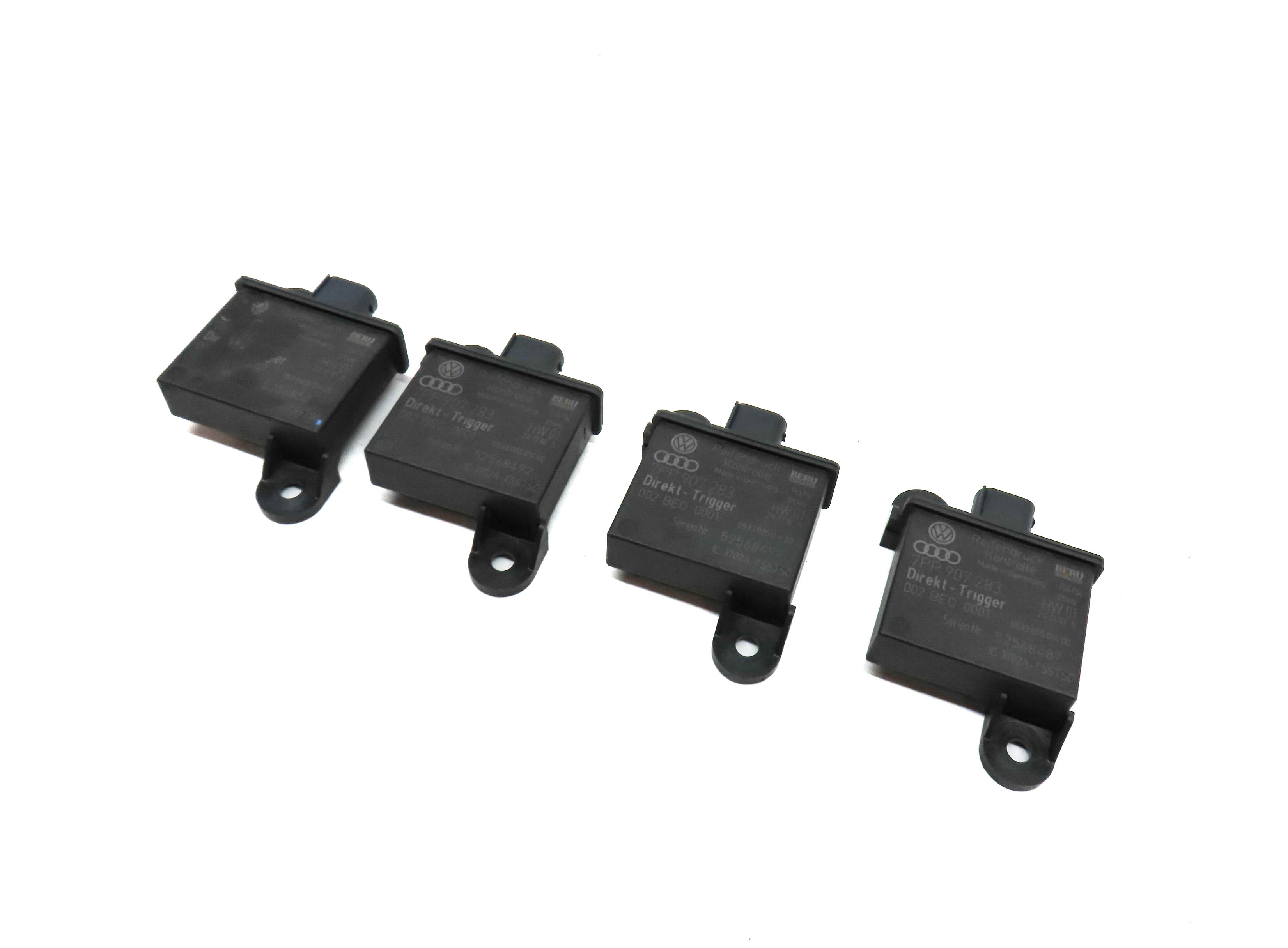 2011 PORSCHE CAYENNE HYBRID (958) TPMS TIRE PRESSURE MONITORING SENSOR SET/4 — exact item pictured